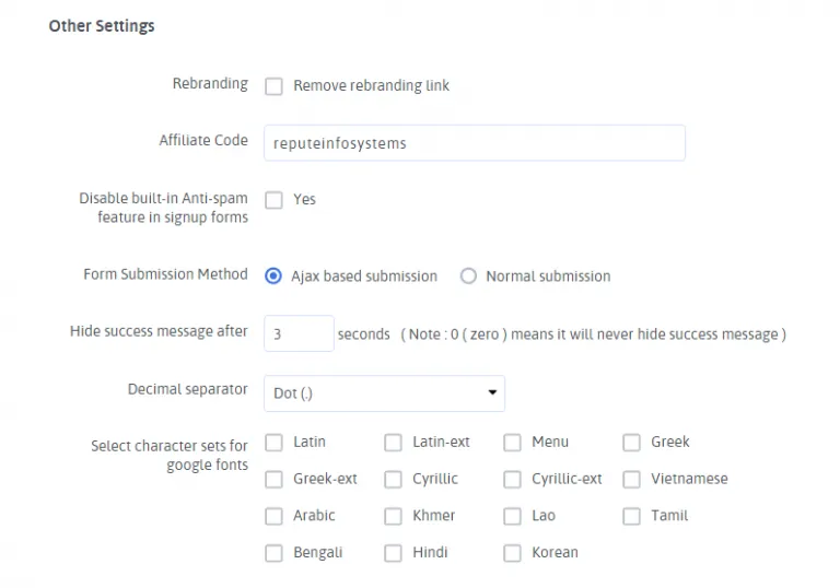 contact form spam protection