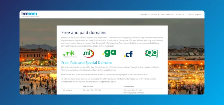 Get a Domain Name 100% Free Forever
