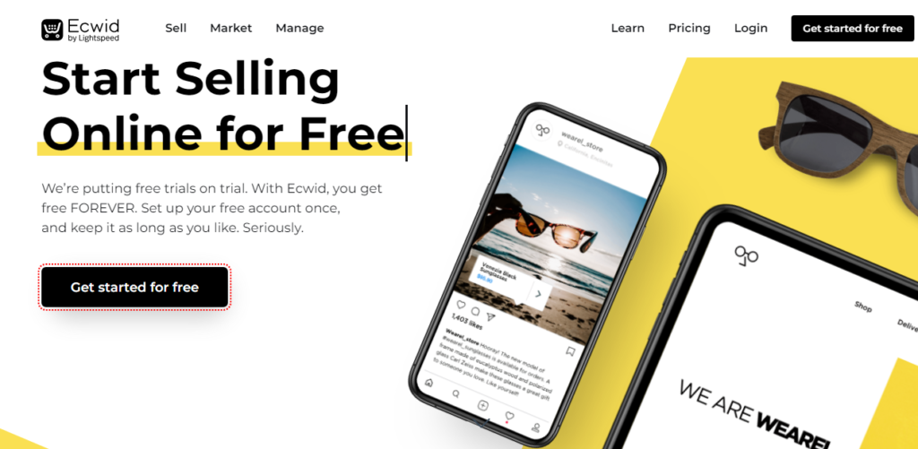 Ecwid-ecommerce-website-builder