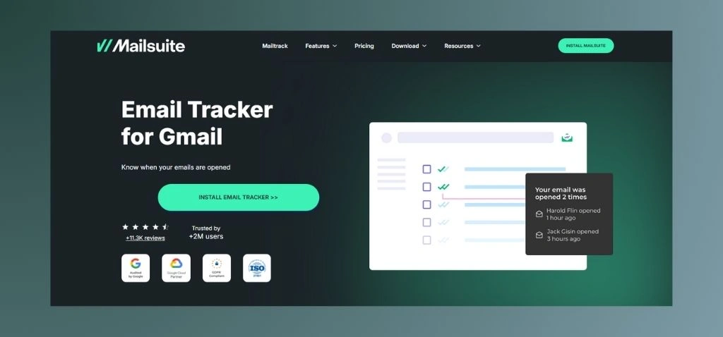 mailsuite website