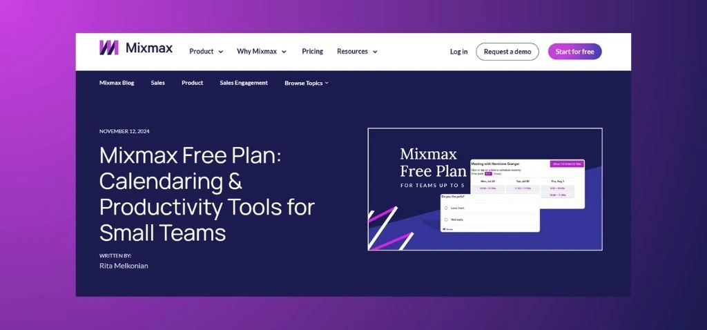 mixmax website