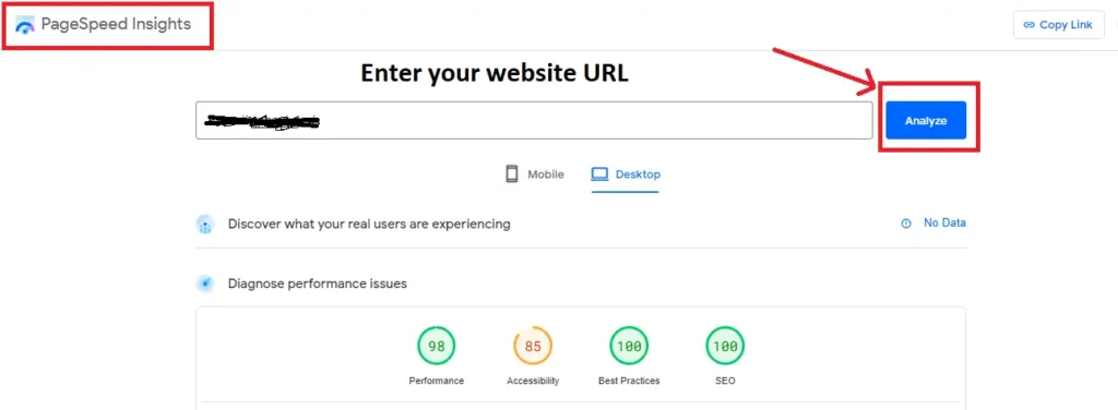 check your website speed