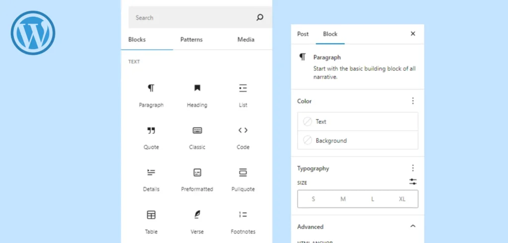 WordPress Gutenberg Editor