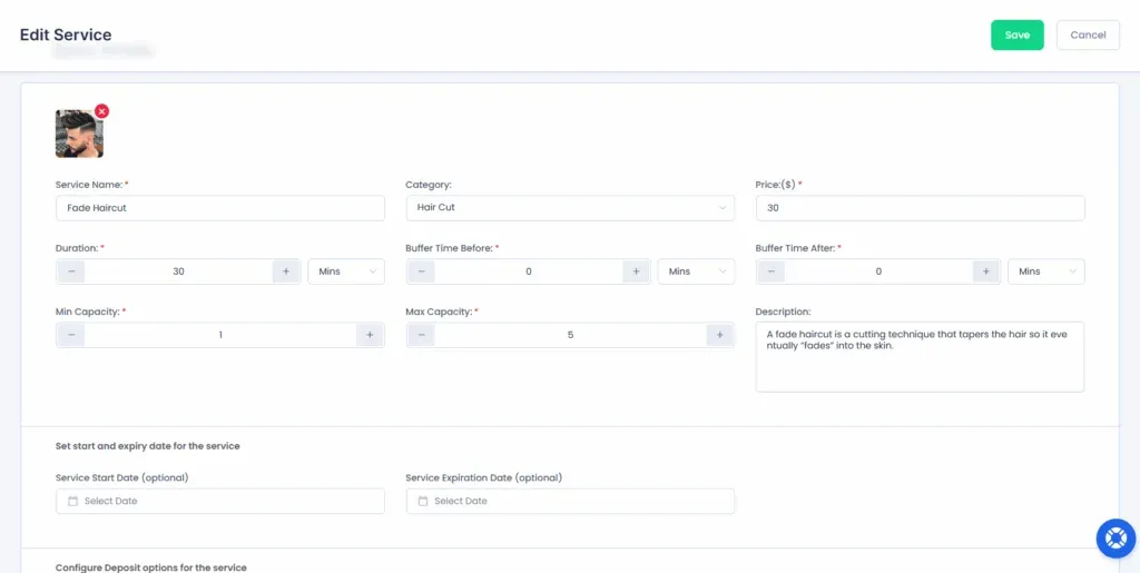 BookingPress eeal-rime availability management setting