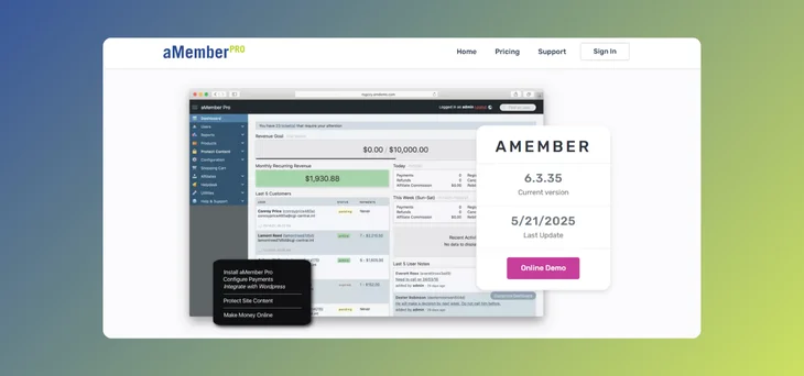 aMember Website