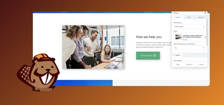 Beaver Builder Visual Front-End Editing