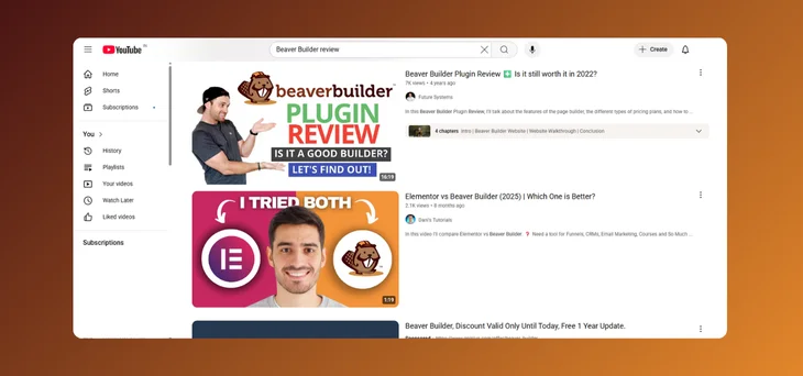 Beaver Builder YouTube Review