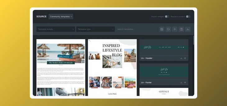 Bricks Builder Template Library