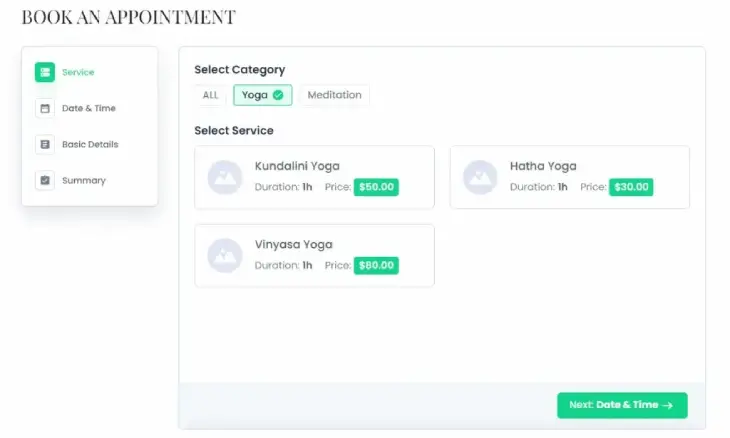 BookingPress User-Friendly Interface