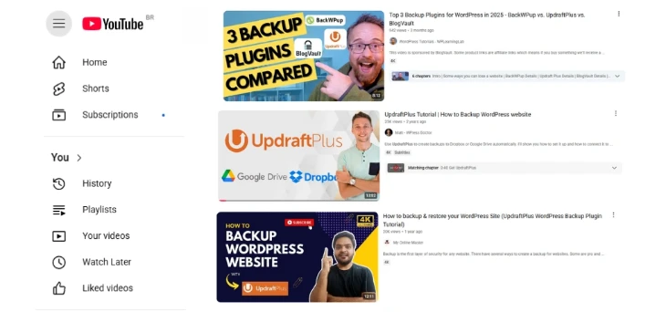 UpdraftPlus YouTube Review Highlights