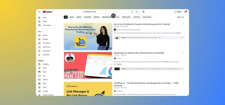 ClickWhale YouTube Review