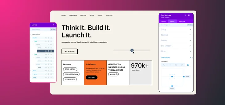 Powerful Drag and Drop Builder
