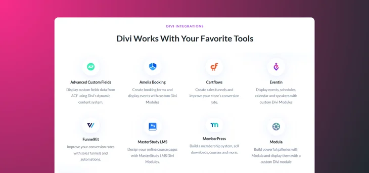 Integration with Outside Plugins