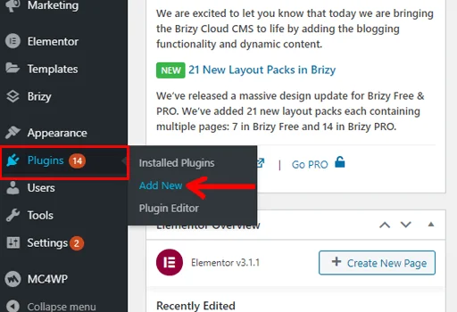 add new plugin in wordpress