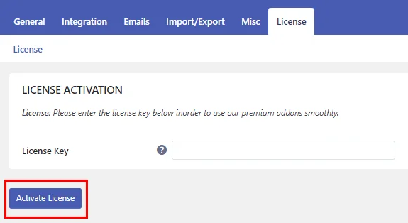user registration & membership plugin activate license