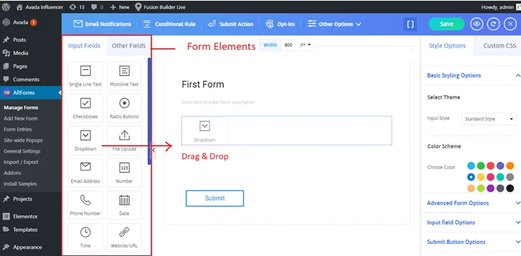 arforms form builder