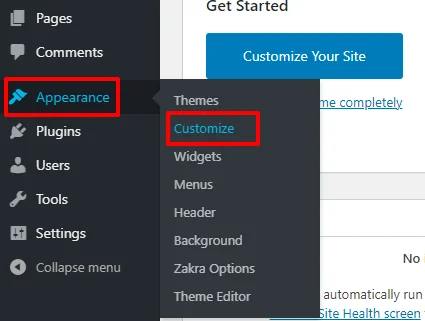 customize wordpress theme