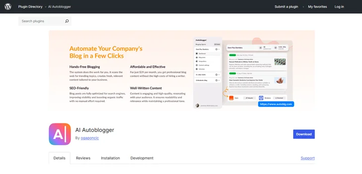 AI Autoblogger Plugin