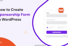 How to Create a Sponsorship Form in WordPress
