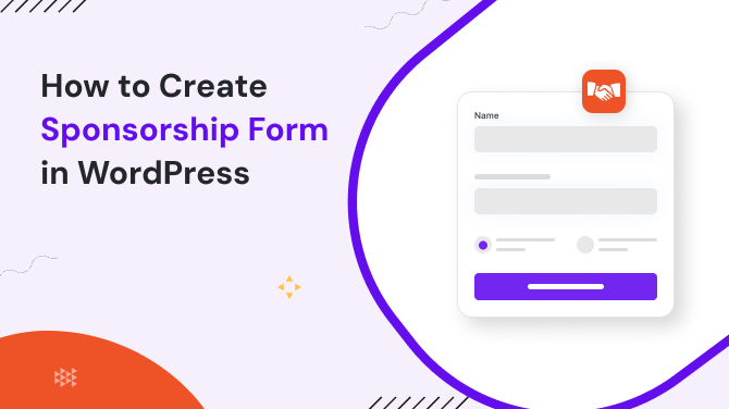 How to Create a Sponsorship Form in WordPress