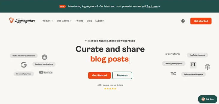 WP RSS Aggregator Plugin