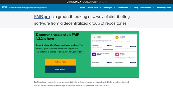 fair package manager website
