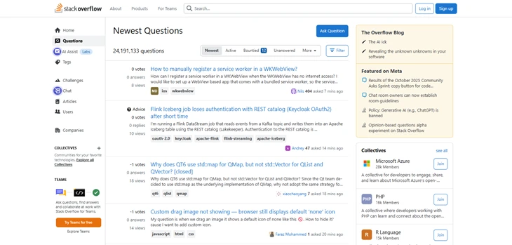 stack overflow forum