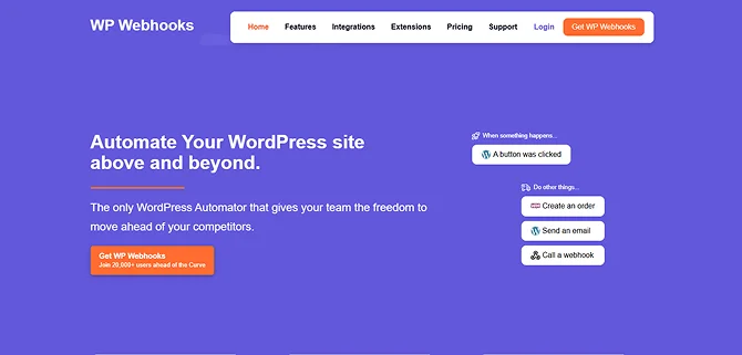 wp webhooks