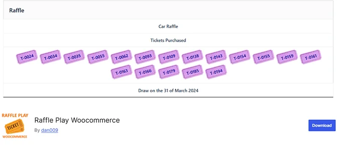 raffle play woo