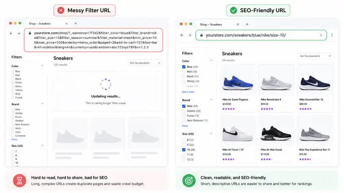 use seo-friendly url