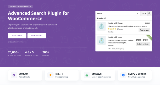 advanced woo search
