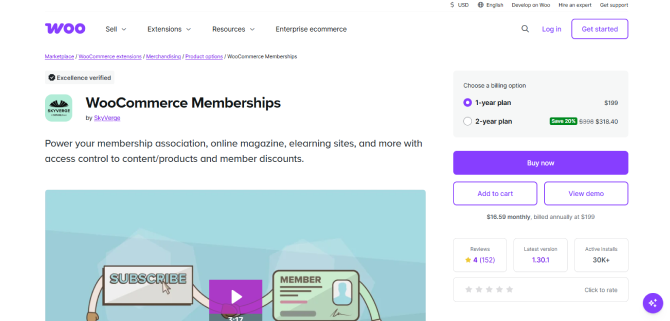woocommerce membership